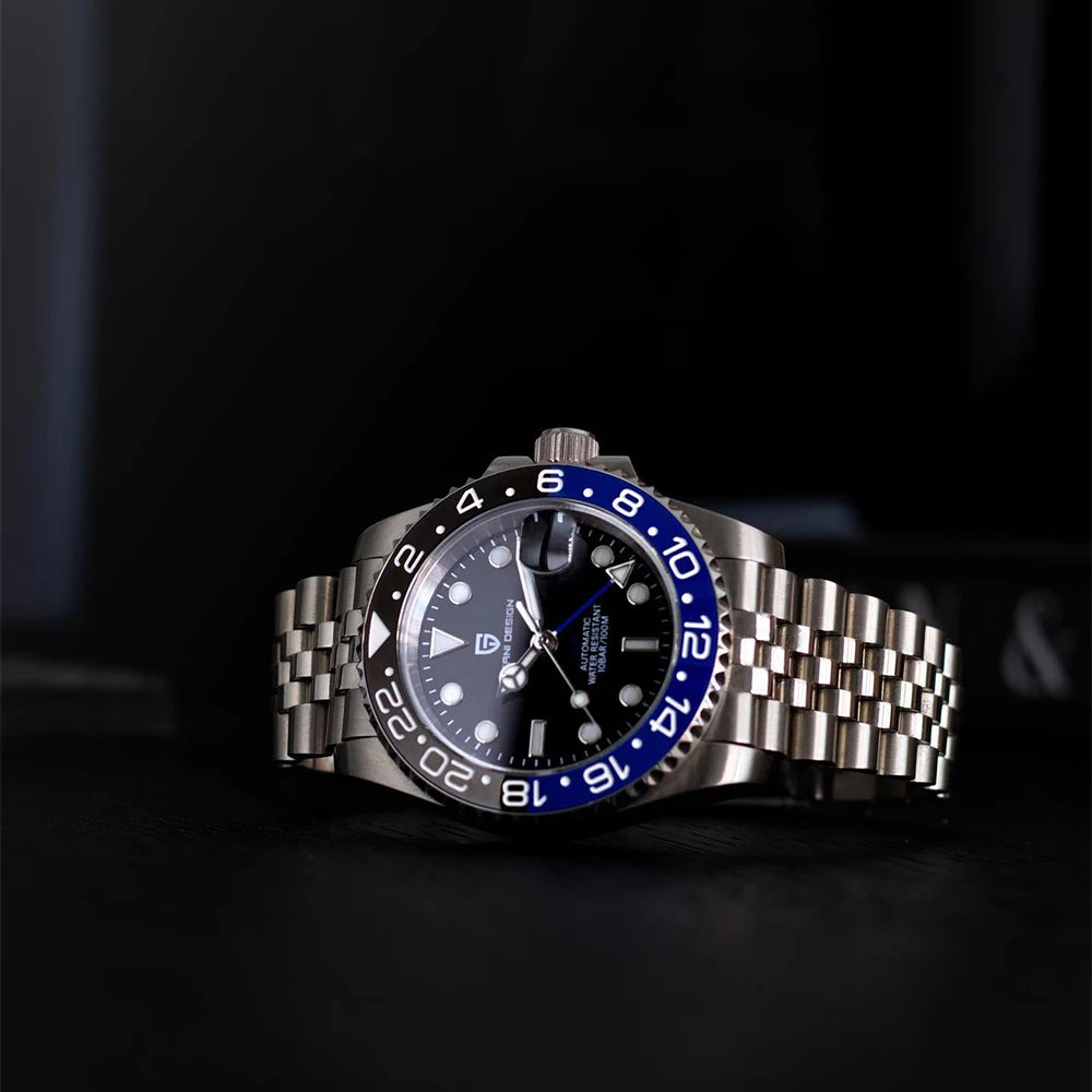 Pagani Design PD-1662 V5: Luxury Men's GMT Watch | Ceramic Bezel, Sapphire Glass