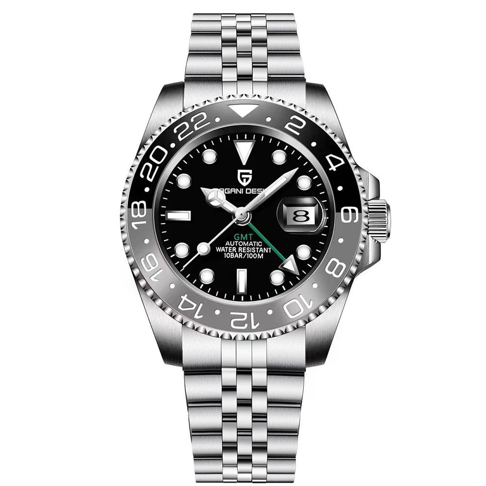Pagani Design PD-1662 V5: Luxury Men's GMT Watch | Ceramic Bezel, Sapphire Glass