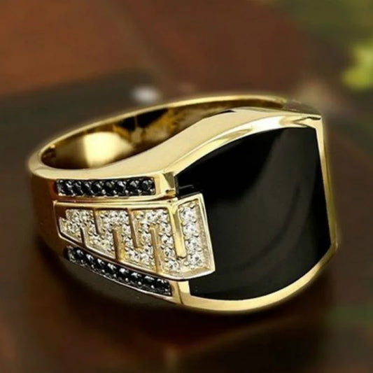 Classic Men's Ring|Fashion Metal Gold Color  Rings
