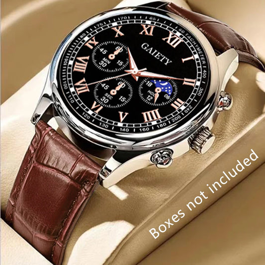 Men’s Classic Quartz Watch Set For Business & Casual Style